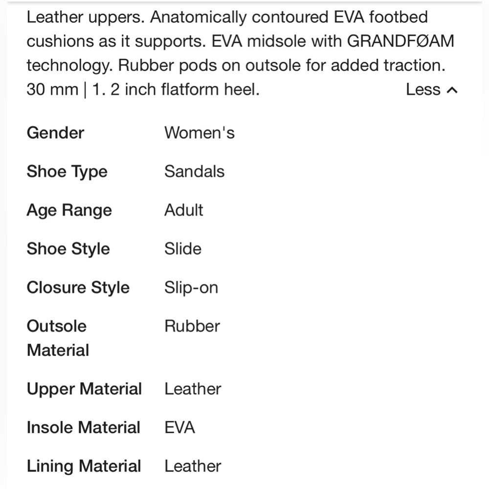 Cole Haan women’s 2.Zerogrand leather slide sandal - size 6.5 - Picture 11 of 12